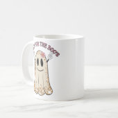 HIER FÜR DEN lustigen, spukhaften Halloween-Geist Kaffeetasse (Vorderseite Links)