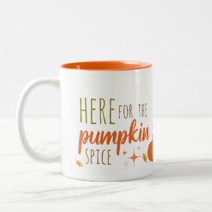 Hier für den Pumpkin Spice Becher Zweifarbige Tasse