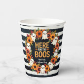 Hier für die Boos Custom Halloween-Party Supplies Pappbecher (Rückseite)