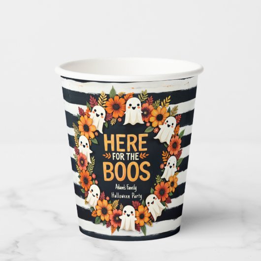 Hier für die Boos Custom Halloween-Party Supplies Pappbecher (Vorderseite)