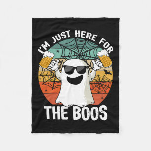 Hier für die Boos Funny Halloween Bierliebhaber Fleecedecke