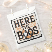 Hier für die Boos | Funny Niedlich Halloween Geschenktütchen (Ausgeschnitten)