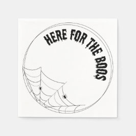 hier für die Boos Luxusserviette - Halloween Serviette