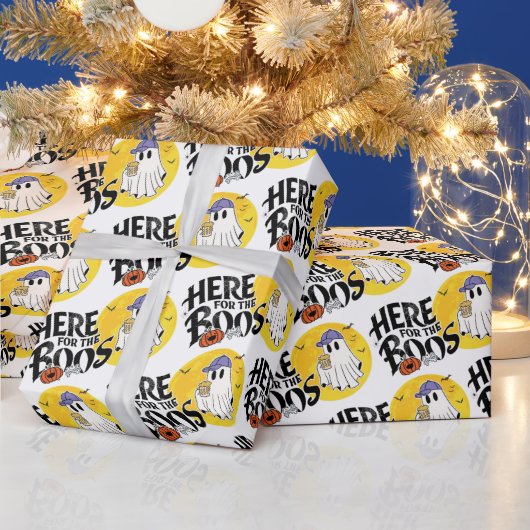 Hier für die Boos | Trinken Sie, und lassen Sie si Geschenkpapier (Feiertage)