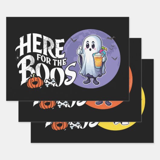 Hier für die Boos | Trinken Sie, und lassen Sie si Geschenkpapier Set (Set)