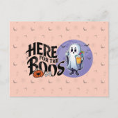 Hier für die Boos | Trinken Sie, und lassen Sie si Postkarte (Vorderseite)