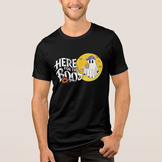 Hier für die Boos | Trinken Sie, und lassen Sie si Tri-Blend Shirt (Vorderseite)