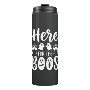 Hier für die Buh Halloween-Geisterdesign_1 Thermosbecher