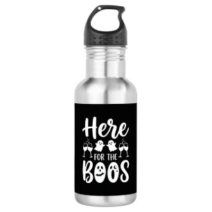 Hier für die Buhs Halloween-Geister-Design_1 Edelstahlflasche