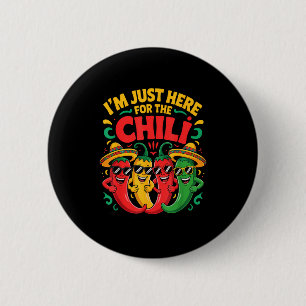 Hier für die Chili lustige Chili-Koch-Wettbewerb-T Button