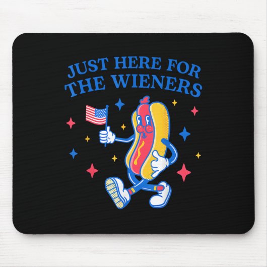 Hier für die Dackeln 4. Juli Mousepad (Vorne)