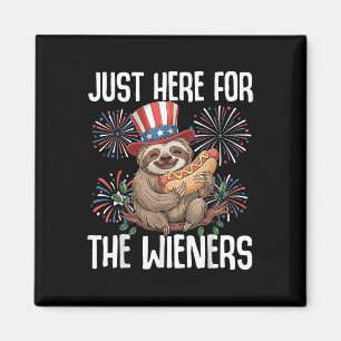 Hier für die Dackeln Hot Dog Sloth USA 4. Magnet