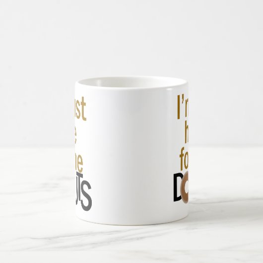 Hier für die DONUTS-Tasse Kaffeetasse (Mittel)