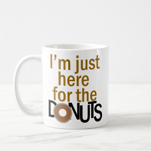 Hier für die DONUTS-Tasse Kaffeetasse (Links)