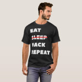 Hier für die Hacking Coding Swag Hackathon T-Shirt (Vorne ganz)