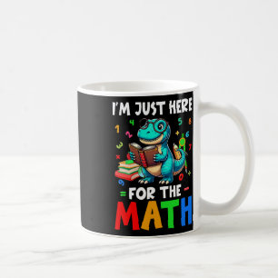 Hier für die Mathe Süße T-Rex Zählende Zahl Mathe  Kaffeetasse