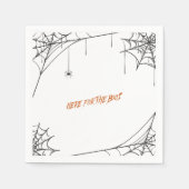 hier für die orangefarbene Serviette (Vorderseite)