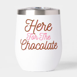 Hier für die Schokolade