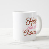 Hier für die Schokolade Jumbo-Tasse (Vorderseite Rechts)