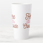 Hier für die Schokolade Milchtasse (Vorderseite)