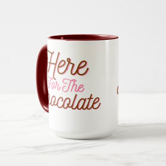 Hier für die Schokolade Tasse (Vorderseite Links)