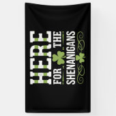 Hier für die Shenanigans Irish Ireland St Patrick Banner (Vertikal)