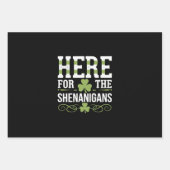 Hier für die Shenanigans Irish Ireland St Patrick Geschenkpapier Set (Vorderseite)