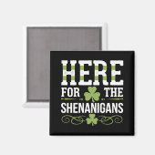 Hier für die Shenanigans Irish Ireland St Patrick Magnet (Vorderseite/Rückseite)