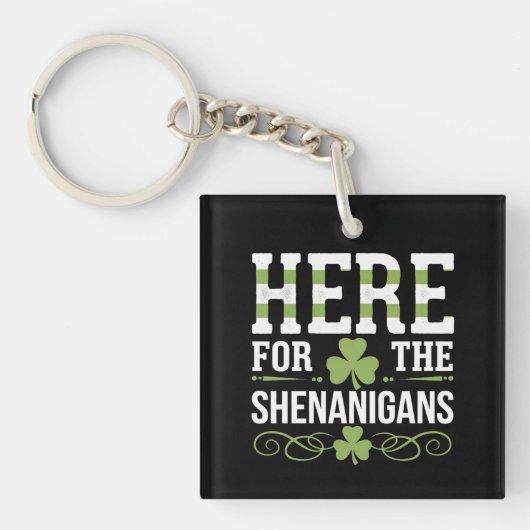 Hier für die Shenanigans Irish Ireland St Patrick Schlüsselanhänger (Vorderseite)