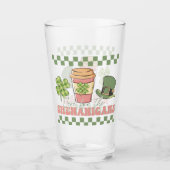 Hier für die Shenanigans - Kaffee in Klee Glas (Vorderseite)