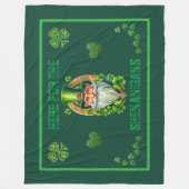 Hier für die Shenanigans Leprechaun Irisch Fleecedecke (Vorderseite)