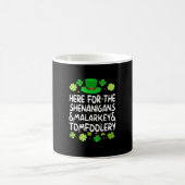 Hier für die Shenanigans Malarkey Tomfoolery St Pa Kaffeetasse (Mittel)
