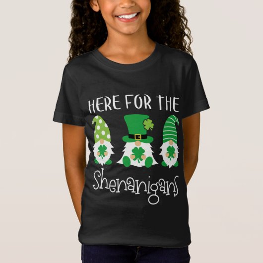 Hier für die Shenanigans St Patrick's Day Gnome T-Shirt (Vorderseite)