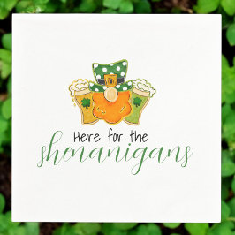 Hier für die Shenanigans St Patricks Leprechaun Serviette