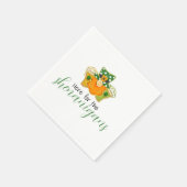 Hier für die Shenanigans St Patricks Leprechaun Serviette (Ecke)