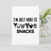 Hier für die Snacks Family Vacation Einladung (Stehend Vorderseite)