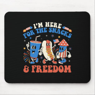 Hier für die Snacks und Freedom Boy Girl Kind 4. Mousepad