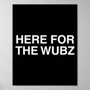 Hier für die Wubz Lustige Techno-House-Musik Dubst Poster