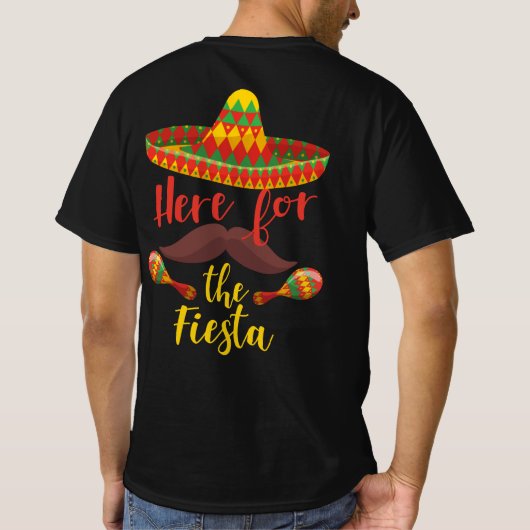Hier für Fiesta - Cinco De Drinko T-Shirt (Rückseite)