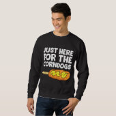 Hier für Maishunde Funny Corndog Sweatshirt (Vorne ganz)