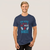 Hier für Red White und Booze Funny Patriotic Tri-Blend Shirt (Vorderseite voll)