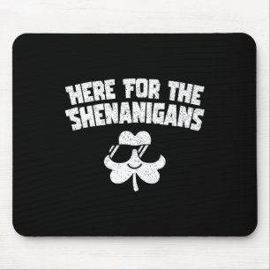 Hier für Shenanigans Funny St Patricks Day Men Win Mousepad