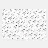 Hier für Sie Papierblätter Geschenkpapier Set (Vorderseite 2)