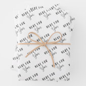 Hier für Sie Papierblätter Geschenkpapier Set (Beispiel)