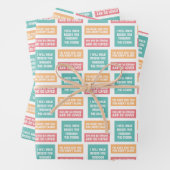 Hier für Sie Papierblätter Geschenkpapier Set (Beispiel)