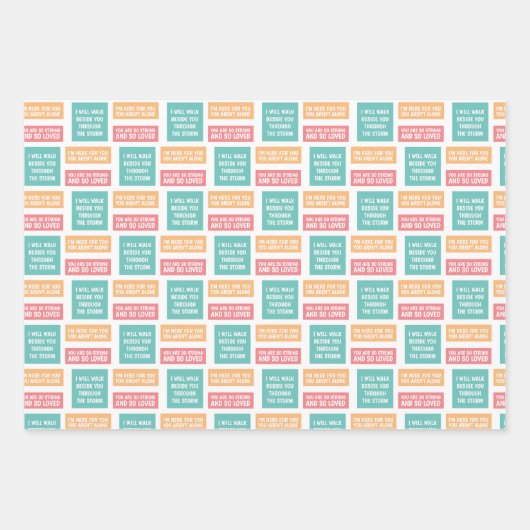 Hier für Sie Papierblätter Geschenkpapier Set (Vorderseite)