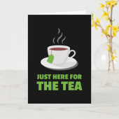 Hier für Tea Tea Drinker Karte (Gelbe Blume)