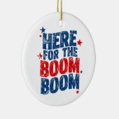 Hier für The Boom 4. Juli Patriotic Keramik Ornament (Rechts)