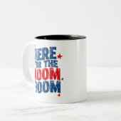 Hier für The Boom 4. Juli Patriotic Zweifarbige Tasse (Vorderseite Links)