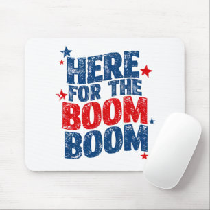 Hier für The Boom 4. Juli Patriotisch  Mousepad